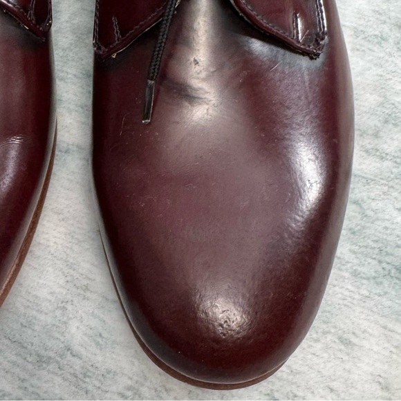 Dieppa Restrepo Burgundy Leather Oxford Shoes Women’s Size 6 Handmade Artisan - Picture 7 of 13
